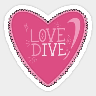 IVE Love Dive Illustration Sticker